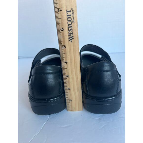 Propet Yara Mary Jane Black Leather Velcro Close Comfort Platform Wedge Shoe 8.5 - Picture 8 of 11